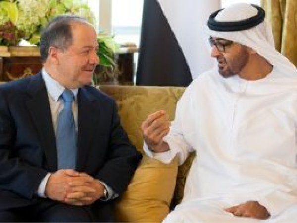 Mesud Barzani, Bin Zayed'le görüşmek için BAE'de
