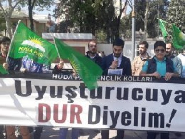 HÜDA PAR'dan 'Uyuşturucuya Dur Diyelim' çağrısı