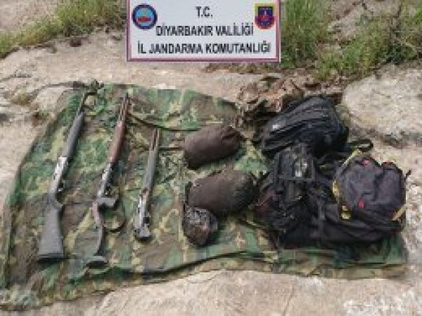 Diyarbakır’da mühimmat ve uyuşturucu ele geçirildi