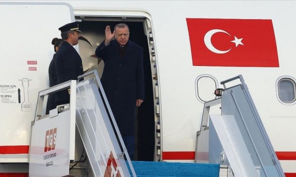 Cumhurbaşkanı Erdoğan Katar'da