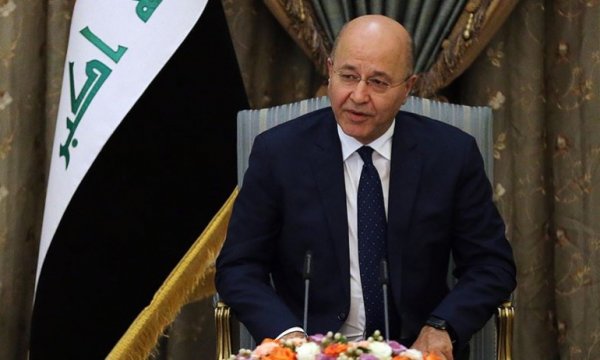 Irak Cumhurbaşkanı Salih'ten 'dış müdahaleye karşıyız' açıklaması