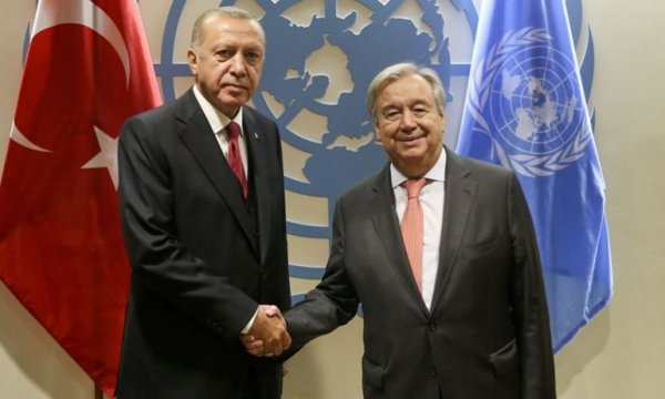 Cumhurbaşkanı Erdoğan, BM Genel Sekreteri Guterres ile görüştü