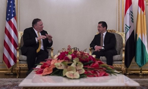 Barzani ve Pompeo İran'ın füze saldırısını görüştü