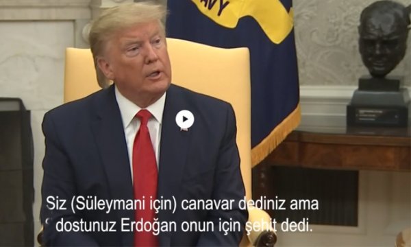 Trump: Erdoğan’ın 'Şehit Süleymani' sözlerine şaşırdım - VİDEO