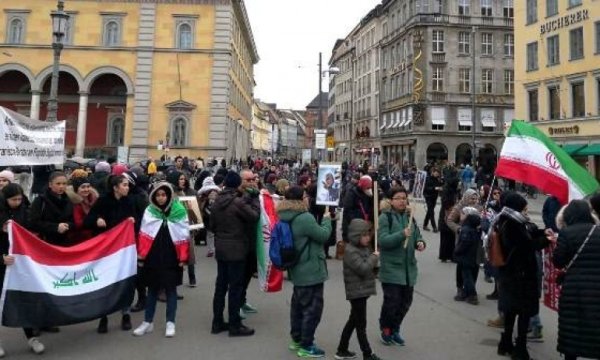 Almanya’da ABD ve İsrail karşıtı protesto