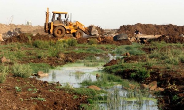 İsrail iki haftada üçüncü kez Gazze'deki tarım arazilerini sular altında bıraktı