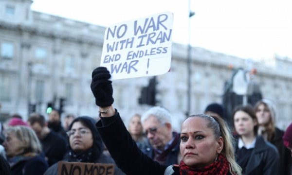 Londra'da Kasım Süleymani Protestosu