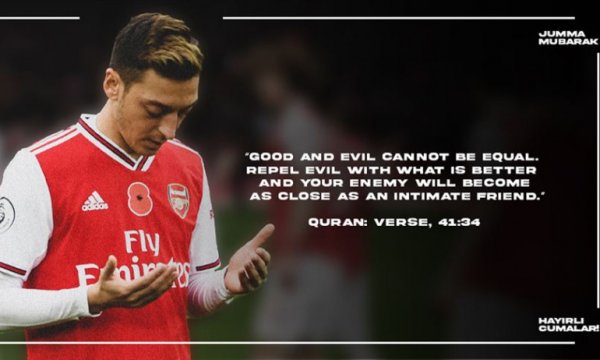 Mesut Özil'den İslam karşıtlığını iyilikle etkisiz hale getirme çağrısı