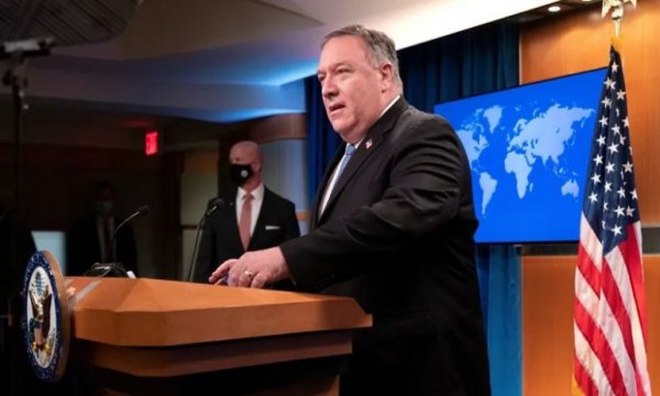 Pompeo: Macron'la Türkiye'nin saldırgan tavrını görüştük