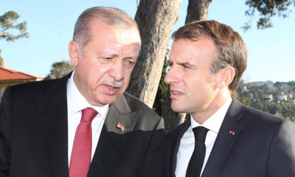 Macron'dan Erdoğan'ın sözlerine cevap