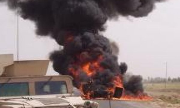 Irak’ta ABD’ye ait 4 araçlık konvoy imha edildi