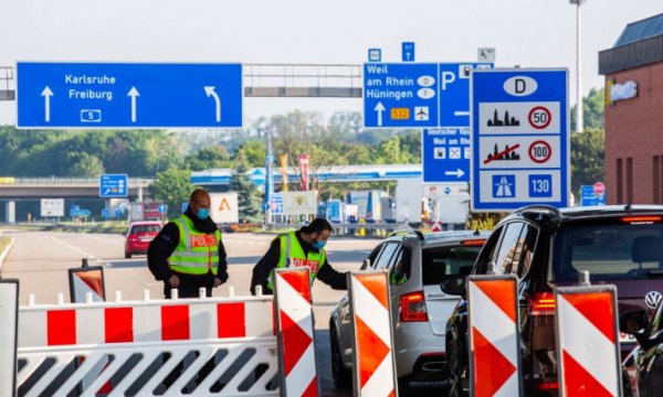 İsviçre Almanya arası sınırlar kapatıldı