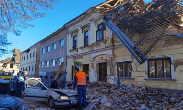 Hırvatistan'da 6,3 büyüklüğünde deprem