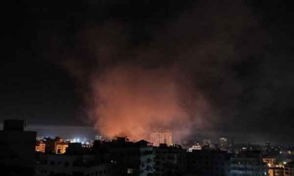 İsrail'den Gazze'ye hava saldırısı