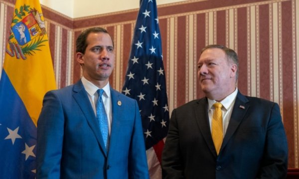 Pompeo ve Guaido, Beyaz Saray'da 'Venezuela'yı görüştü