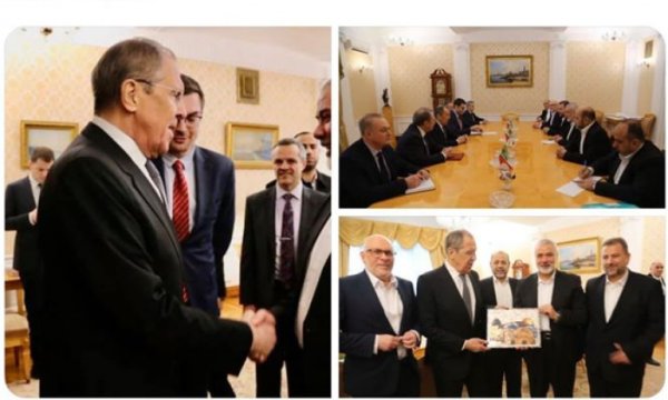 Lavrov, Hamas Siyasi Büro Başkanı Heniyye ile Filistin meselesini görüştü