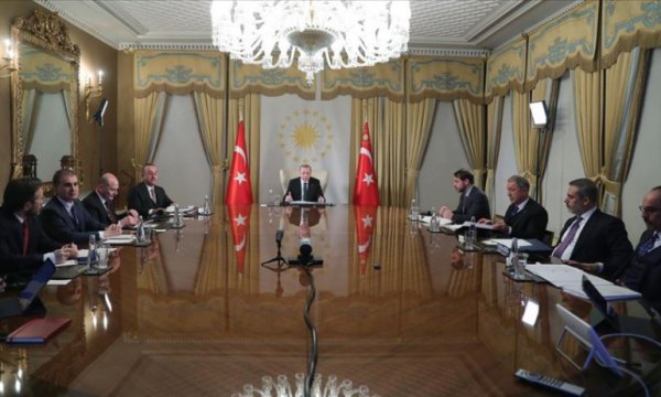 Cumhurbaşkanı Erdoğan'ın liderlerle 4'lü video konferansı