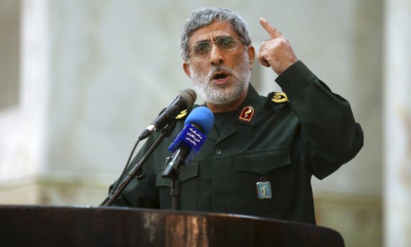 Kudüs Gücü Komutanı İsmail Kaani'den Irak'a ziyaret 