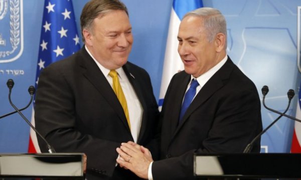İlhakı görüşmek için İsrail'e gelen Pompeo, İran'ı hedef aldı 