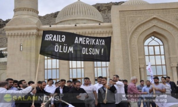 Azerbaycan'da Dünya Kudüs Günü etkinliğine katılanlara şiddet