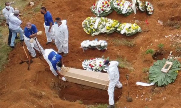 Brezilya'da Koronavirüs nedeniyle ölenlerin sayısı hızla artıyor