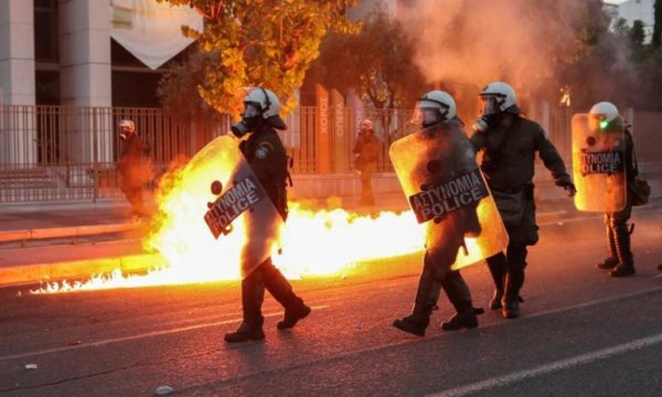 ABD'deki protestolar Yunanistan'a sıçradı