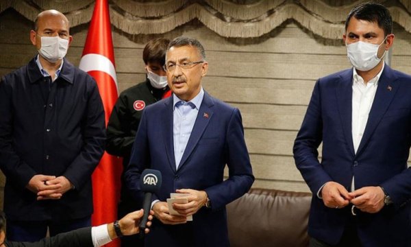 Cumhurbaşkanı Yardımcısı Oktay: 90 ekiple hasar tespit çalışmalarımız başladı
