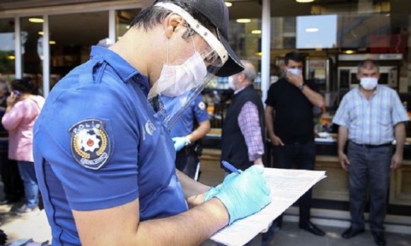 Türkiye'de maske takmayan 7 bin kişiye ceza kesildi