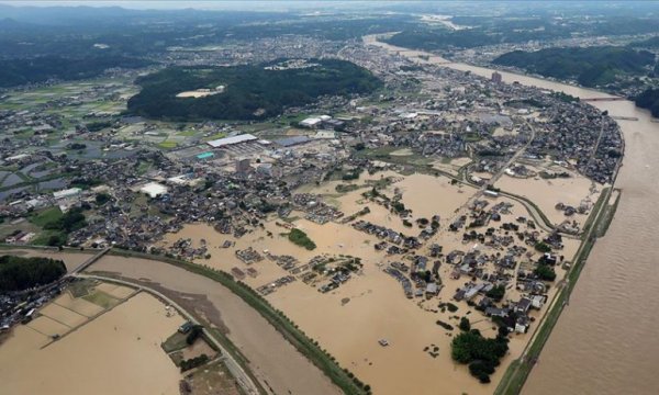 Japonya'daki sel ve heyelanlarda ölenlerin sayısı 56'ya yükseldi