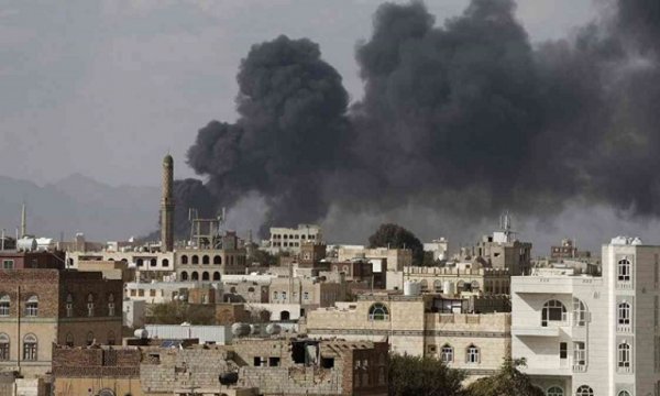 Suudi Arabistan mazlum Yemen halkına yine saldırıdı