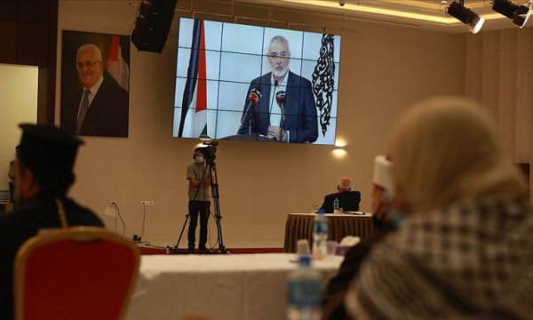 Abbas ve Heniyye Filistinli gruplar arasındaki görüşmelere desteğini yineledi