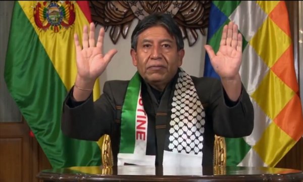 Bolivya Devlet Başkan Yardımcısı Choquehuanca'dan 'Filistin yeniden olacak' mesajı