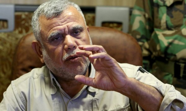 Hadi el-Amiri: Filistin davası ile yaşar onunla ölürüz