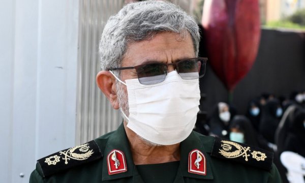 Kudüs Gücü Komutanı, AKK üyesi ile bölgeyi görüştü