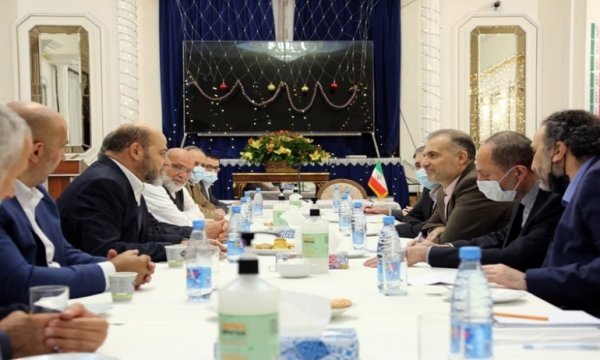 Hamas ve İslami Cihat liderleri, Moskova'da İran Büyükelçisi ile biraraya geldi