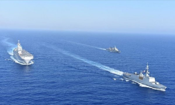 İsrail, Fransa, Yunanistan ve Kıbrıs Rum Kesiminin Akdeniz'de düzenlediği ortak deniz tatbikatı tamamlandı