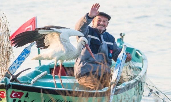   'Yaren Leylek' 10'uncu yılda da Adem amcayı unutmadı