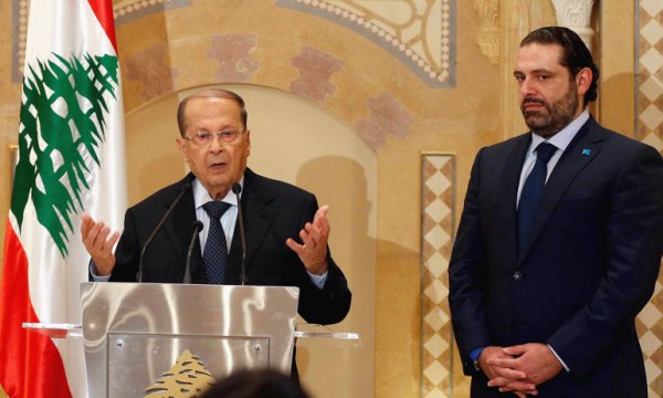 Lübnan Cumhurbaşkanı Mişel Aun’dan Hariri’ye uyarı