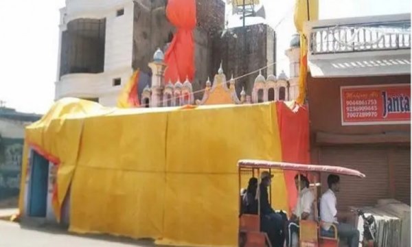 Hindistan polisinden camileri korumak için tuhaf uygulama