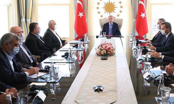  Ankara'da Filistin zirvesi: Erdoğan, Heniyye ile görüştü