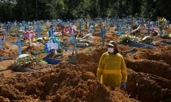 Brezilya'nın bazı şehirlerinde ölümlerin sayısı doğumların sayısını aştı