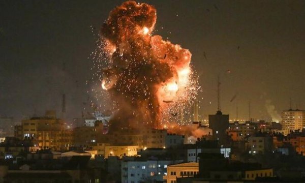 Siyonist Rejimin Gazze'ye hava saldırısında 24 şehit, 65 yaralı