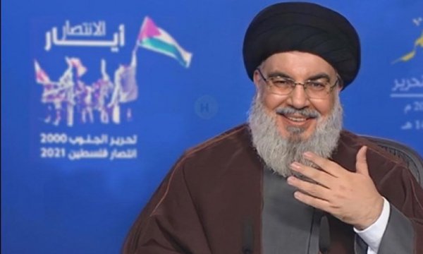 Seyyid Nasrallah: Siyonist İsrail Kutsallarımıza dokunursa Direniş sınırları aşacak
