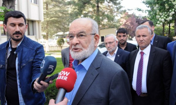 Karamollaoğlu'ndan Geçim İttifakı açıklamasına polis engeline tepki