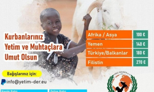 Avrupa Yetim-Der 'Kurban 2021' kampanyasını başlattı