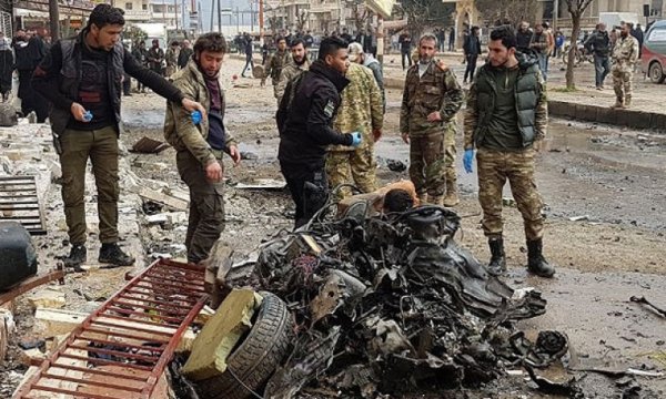 Afrin'de bombalı araçla saldırı