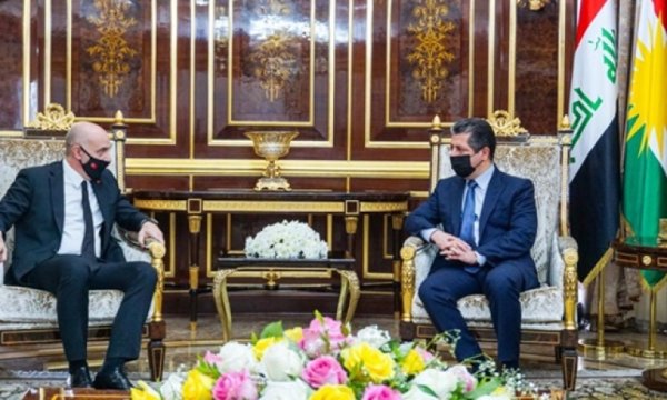 Bağdat Büyükelçisi Ali Rıza Güney, Barzani ile görüştü