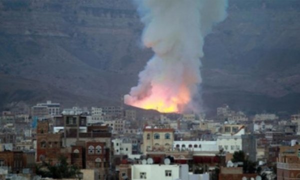 Suudi koalisyon, Yemen'in Sade bölgesini vurdu