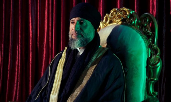 Oğul Kaddafi ilk kez ortaya çıktı