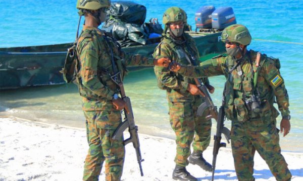 "Ruanda güçleri liman bölgesini IŞİD bağlantılı gruplardan geri aldığını açıkladı"
